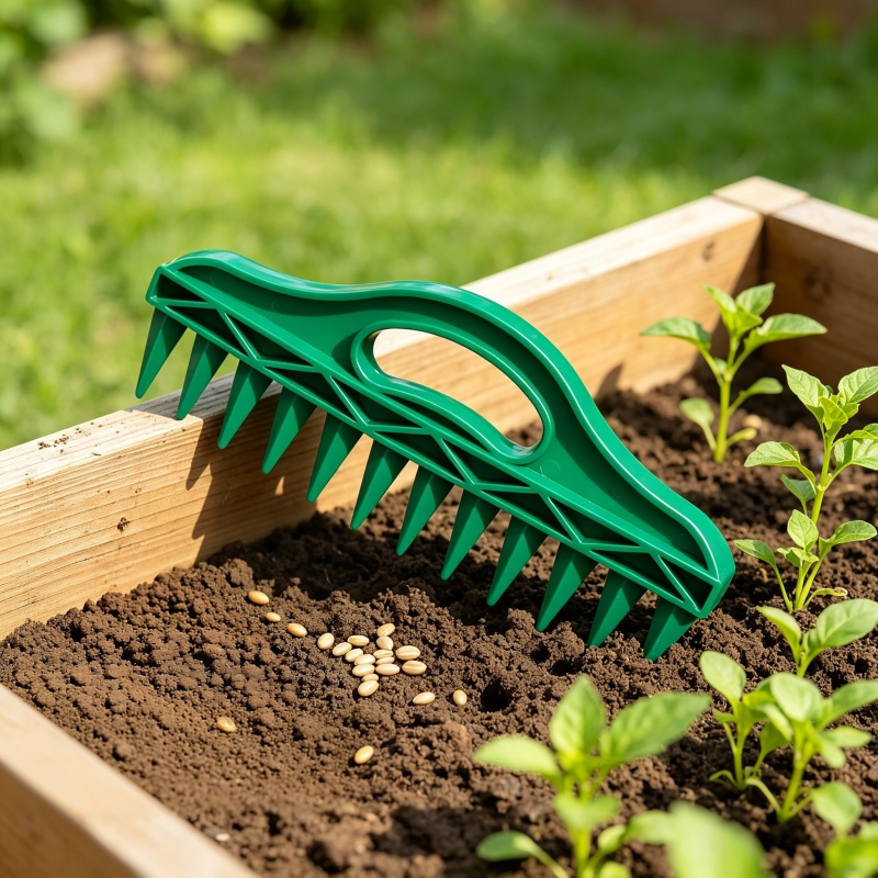 Gardening Tools Hand - Plastikowy ręczny siewnik do ziemi, narzędzie