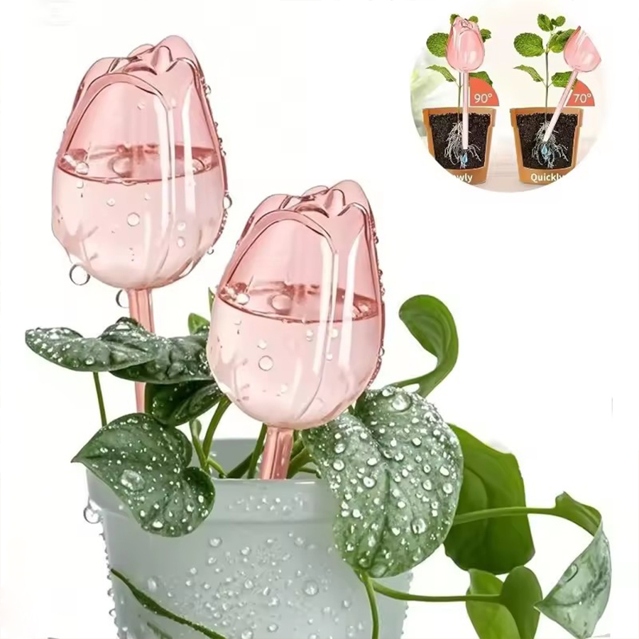Gardening Tools And Equipment - Przezroczysty, gruby, samonawadniający się irygator w