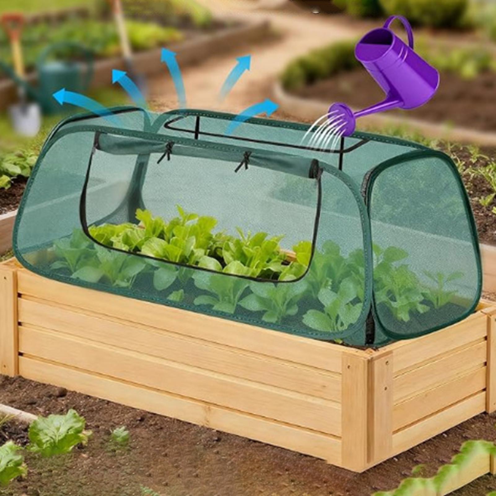 Garden Netting Cover - Przenośna siatka ogrodowa na rośliny, namiot
