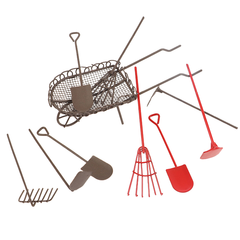 Gardening Tools Kit - 1/12 domek dla lalek symulacja zestaw