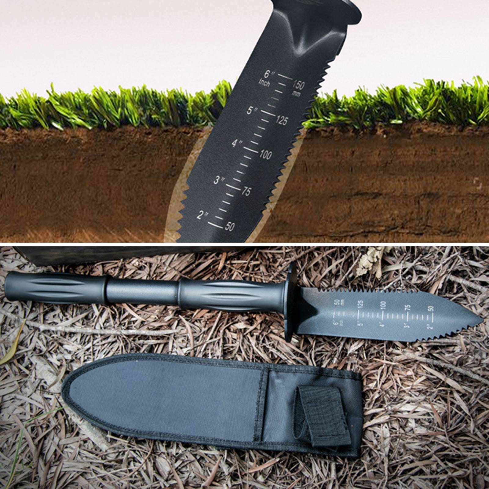 Harvest Knife Garden - Wykrywacz metalu koparka koparka do ząbkowana