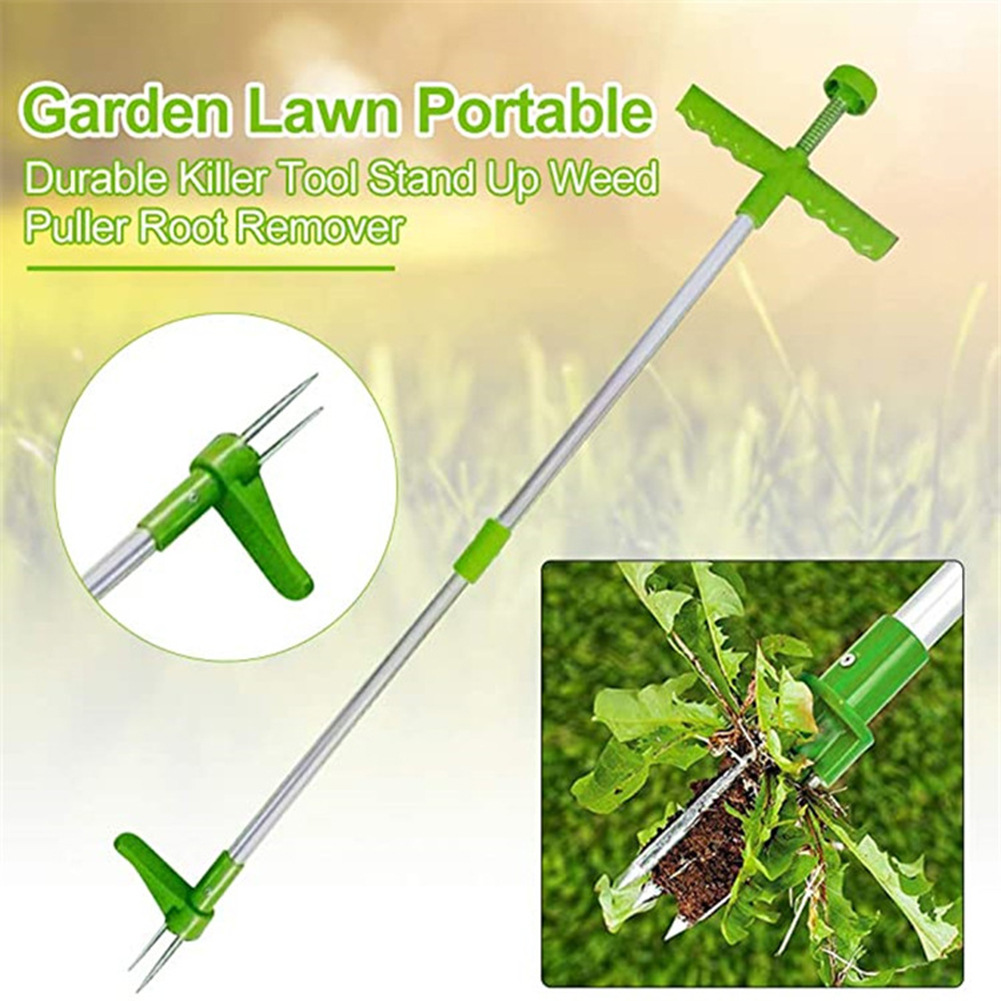 Weed Puller - Wyrywacz do chwastów, aluminiowa rurka, przecinak