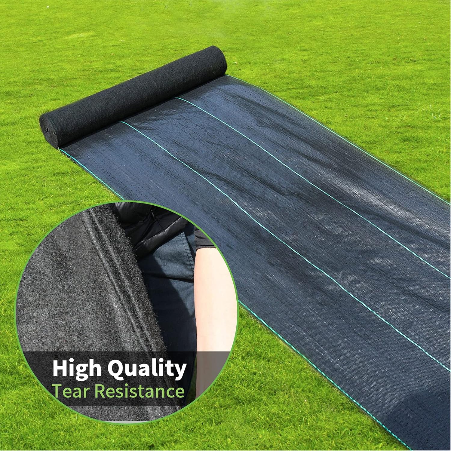 Garden Netting Cover - Wytrzymała tkanina zapobiegająca wzrostu chwastów, tkana