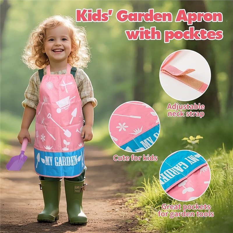 Zestaw różowych narzędzi ogrod – Gardening Tools Kit For Kids recenzja i cena