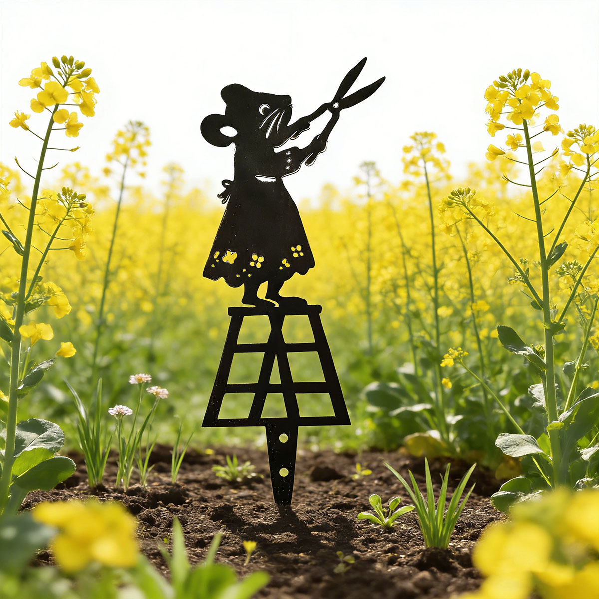 Czarna metalowa kolumna ogrodo – Gardening Tools Hand recenzja i cena
